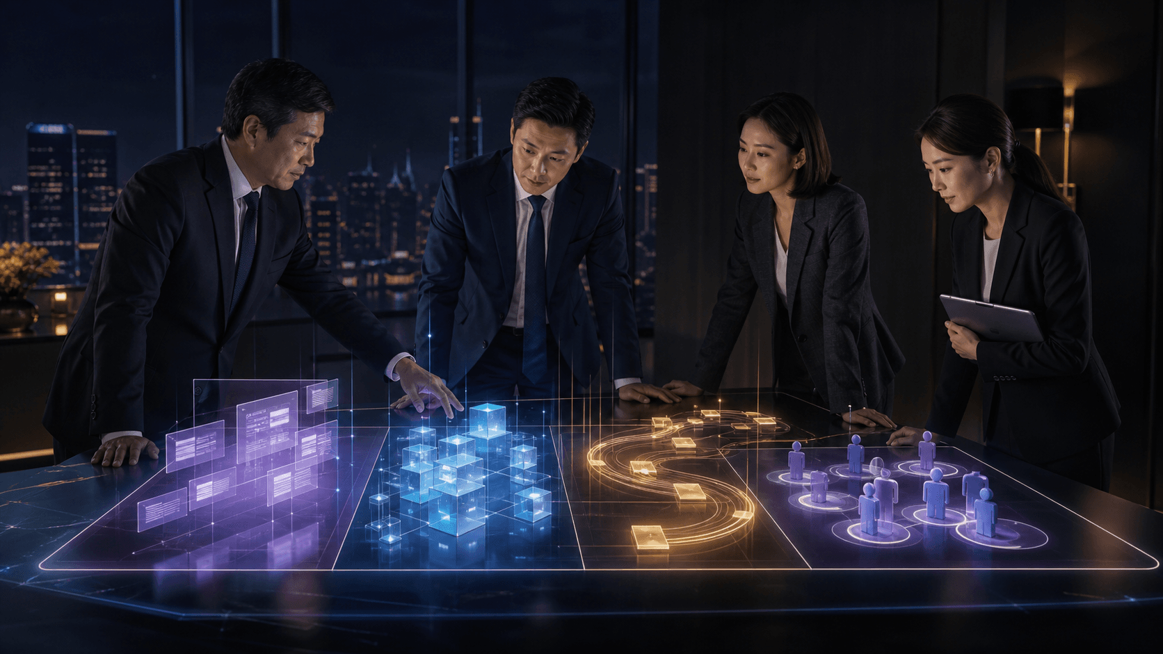 企业 AI 转型预算怎么分？软件、数据、流程与人才的四类投入文章封面